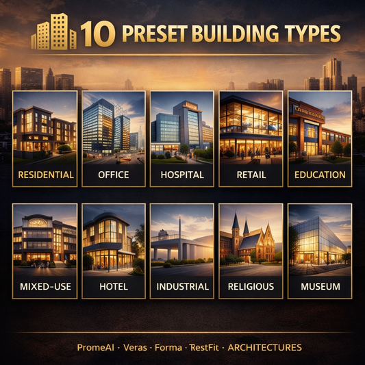 AI Architecture Prompt Builder | Forma TestFit PromeAI Veras