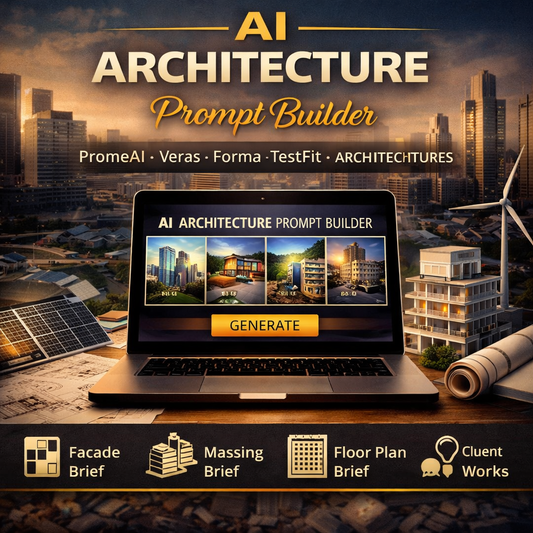 AI Architecture Prompt Builder | Forma TestFit PromeAI Veras