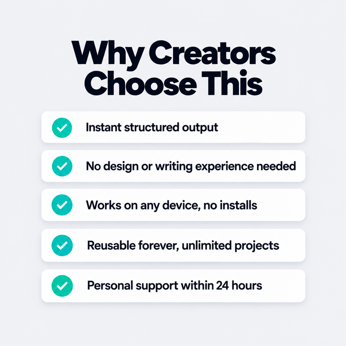 Why creators choose Media Prompt Builder prompt generator templates
