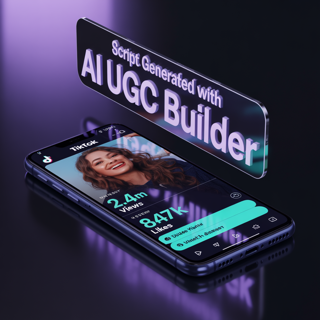 AI UGC Script Builder for Video Ads, Hooks, Voiceovers & B-Roll