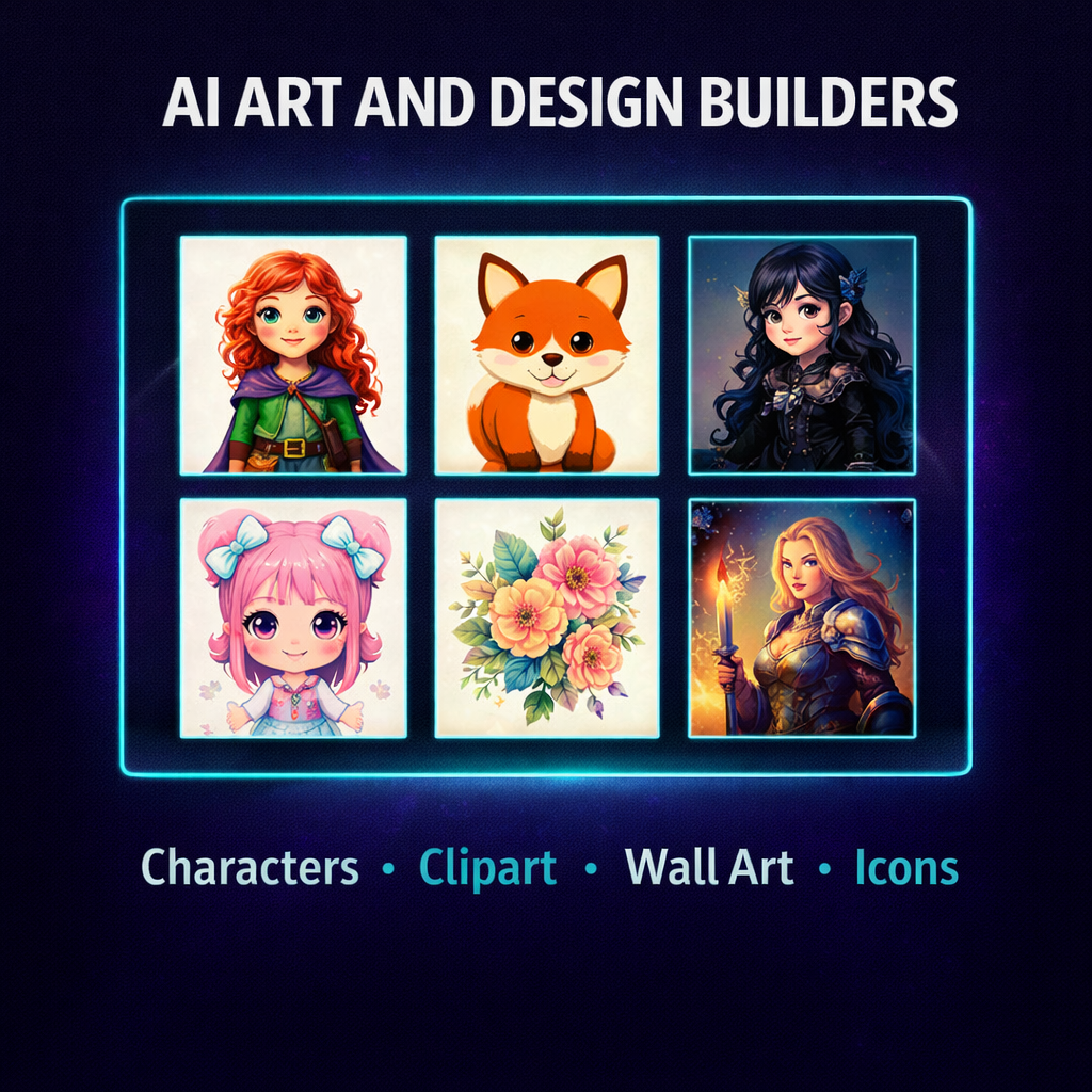 AI Character Prompt Builder with CREF for MidJourney, Ideogram & Character Design